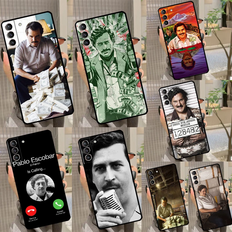 Pablo Escobar Money Back Case For Samsung Galaxy S23 Ultra S20 S21 FE S9 S10 Plus Note 10 20 S22 Ultra Coque