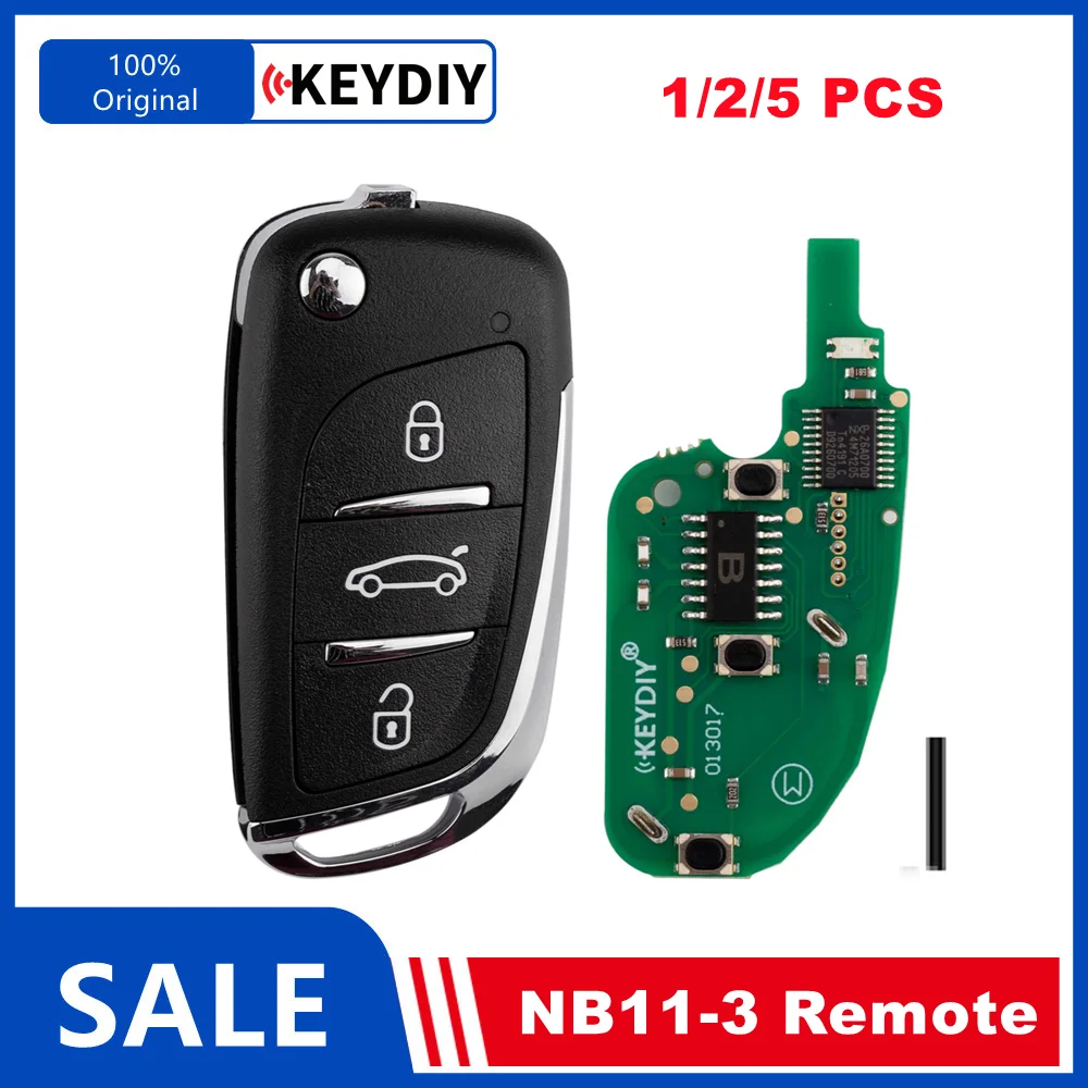 

1/2/5 шт. KEYDIY KD NB11 Универсальные автомобильные дистанционные ключи с 3 кнопками