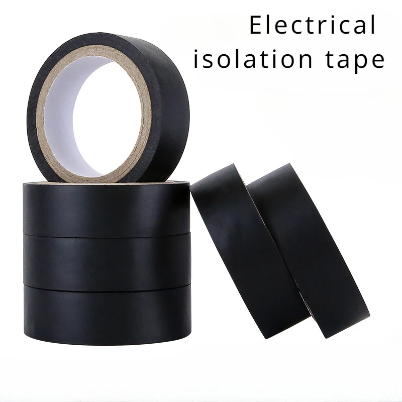 

5m Black Flame Retardant Electrical Insulation Tape High Voltage 600v PVC Electrical Tape Waterproof Self-adhesive Tape 16mm*5M