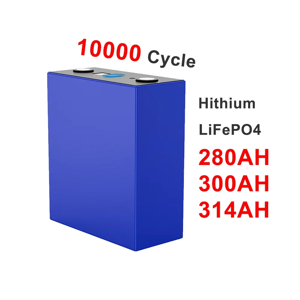 Solar Lithium Ion Cells 300Ah Rechargeable Prismatic Lifepo4 Battery Cell 3.2v 300Ah For Home Energy Storage