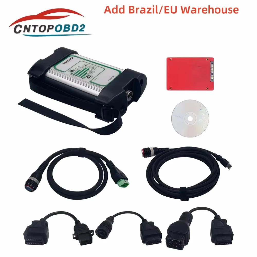 Online Update Vocom 88890300 For Volv Heavy Duty Truck With 2.8.150 SSD ForRenaul/UD/Mac OBD2 Diagnostic Tool Support EUR6