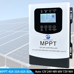 ソーラー充電コントローラー,MPpt,最大230vdcバッテリーレギュレーター,12v,24v,36v,48v,60v,72v,84v,96v,lipp4,7680w,3840w、80a