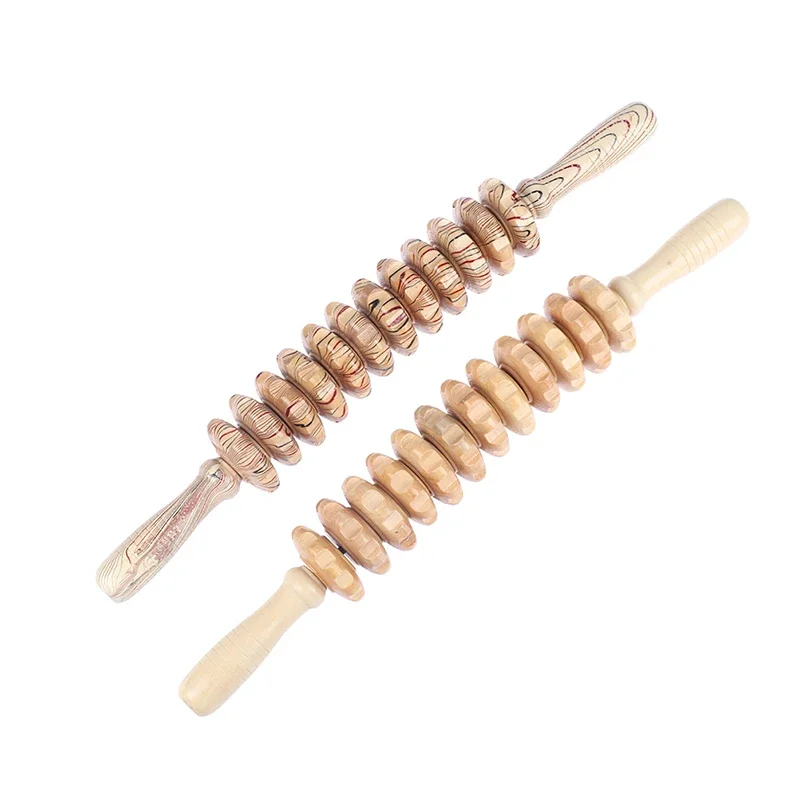 

Деревянный терапевтический массажер, роликовый массажер для триггерной точки, палочка для фасции, целлюлита, мышц и живота, тело, облегчение мышц живота