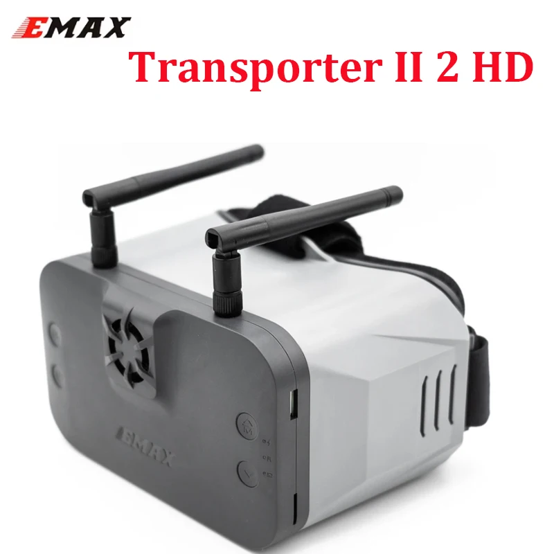 EMAX Transporter II 2 HD FPV نظارات 720 × 1080 4.45 بوصة شاشة هوائي HDZero حملق ل RC FPV سباق الطائرة بدون طيار كوادكوبتر