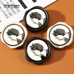 New Arrival Resin Metal Beauty Buttons For Clothes Coat Cardigan Sweater 18MM-25MM 6PCS KD999