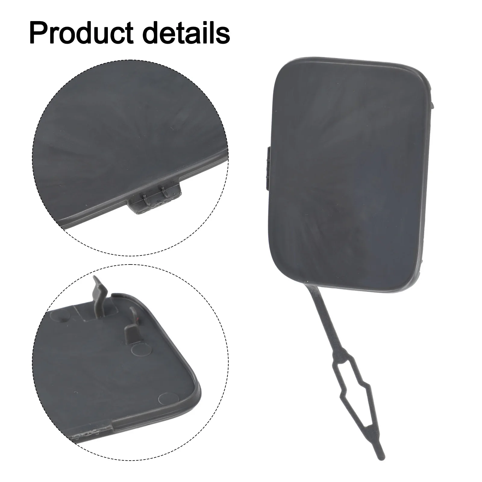 

Black Car Bumper Flap Front Bumper Cover Stable Characteristics Brand New Condition Perfect Match Easy Installation