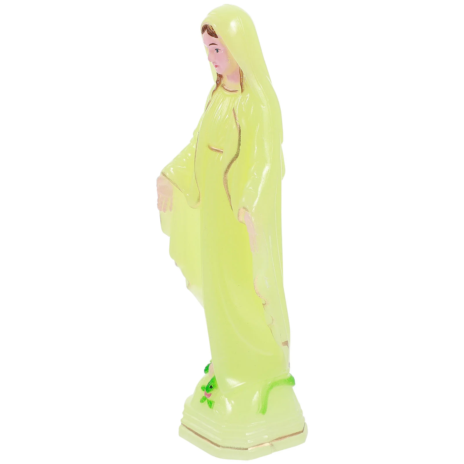 Our Lady of God Ornament Outdoor Decor Catholicism Adornment Religious Church Statue Home Plastic Craft Miss