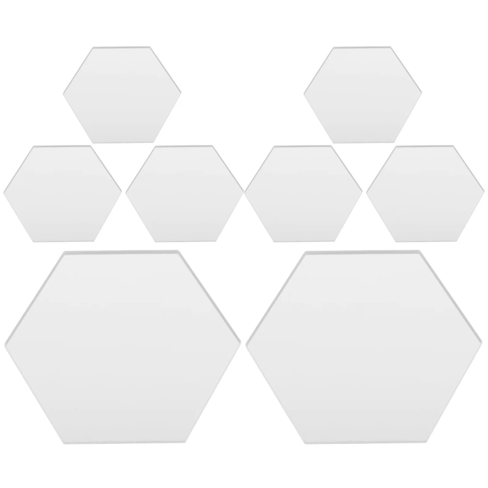 

8Pcs Hexagon Acrylic Wedding Table Number Cards Reception Party Table Decoration Place Signs Acrylic Sign Wedding Place Sign