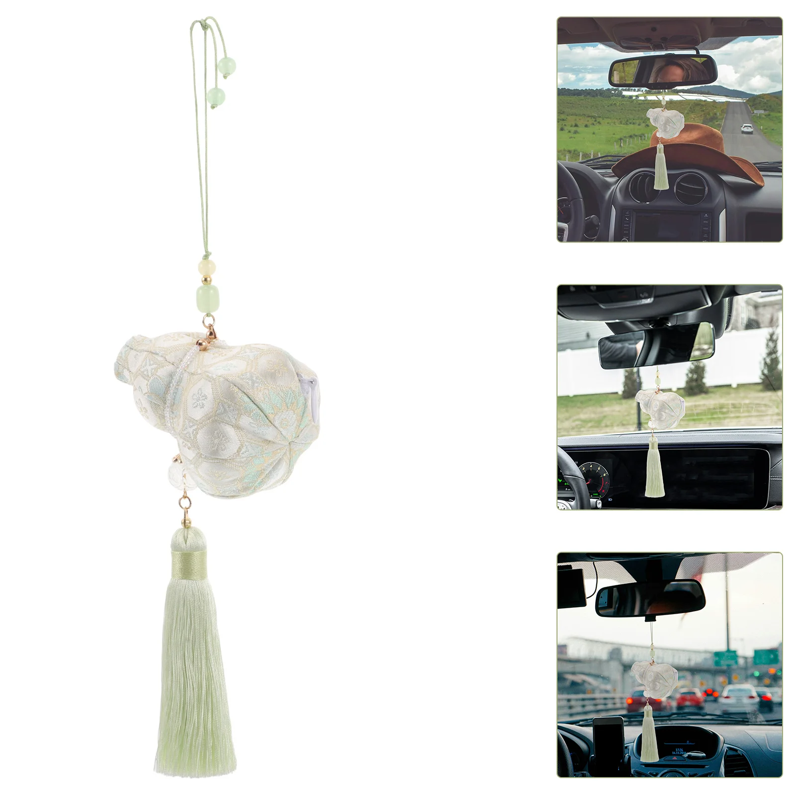 

Gourd Sachet Pendant Natural Osmanthus Fragrance Air Freshener For Car Wardrobe Hanfu Decor Vehicle Accessory Aromatic Bag