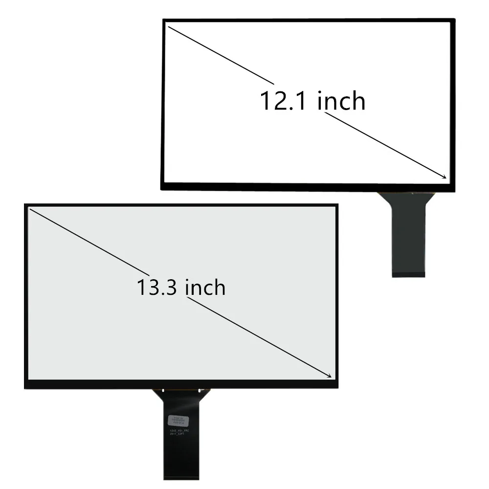 

12,1/13,3-дюймовый планшетный ПК Raspberry Pi, промышленный емкостный сенсорный дигитайзер, сенсорный экран, стеклянная плата USB-драйвера
