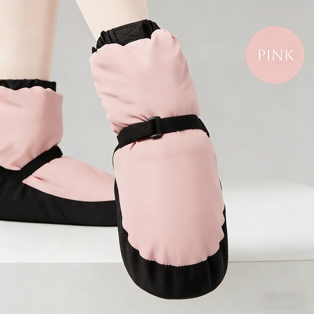 

Зимние танцевальные ботинки, теплые балетные туфли, обувь для тренировок, взрослые, на толстой подошве, осенне-зимние, хлопковые короткие ботинки для тренировок.