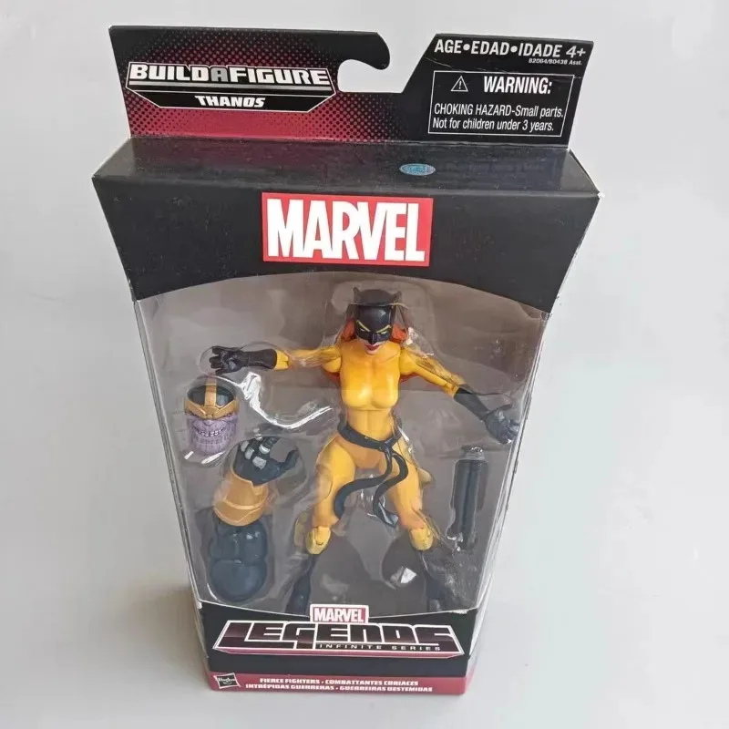 【In Stock】Original Hasbro Marvel Legends INFINITY Series BUILDAFIGURE THANOS Catwoman Anime Figure Toy Model - view 2