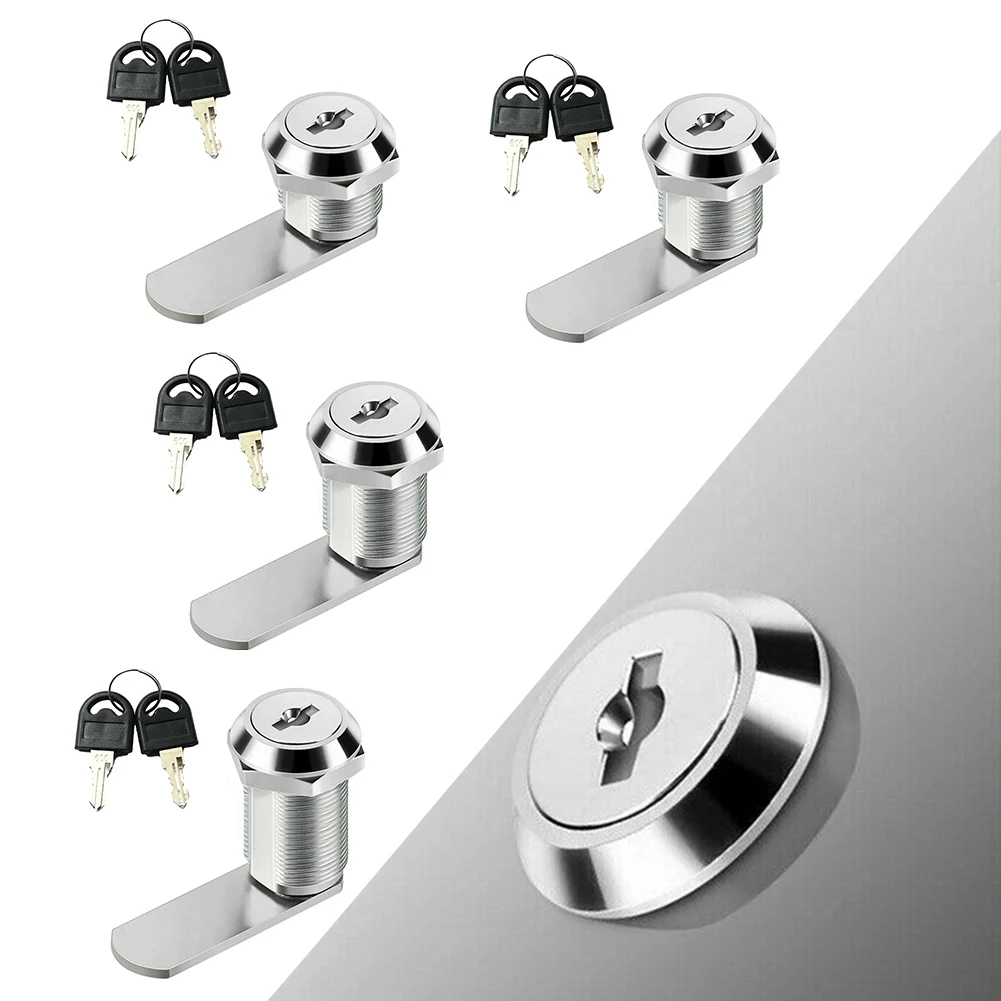 Cam Lock Security Lock 16-30mm Cam Lock Door Mail Box -FurnitureLocker 2 Key Cabinet Cam Lock Door Drawer Lock Hardware