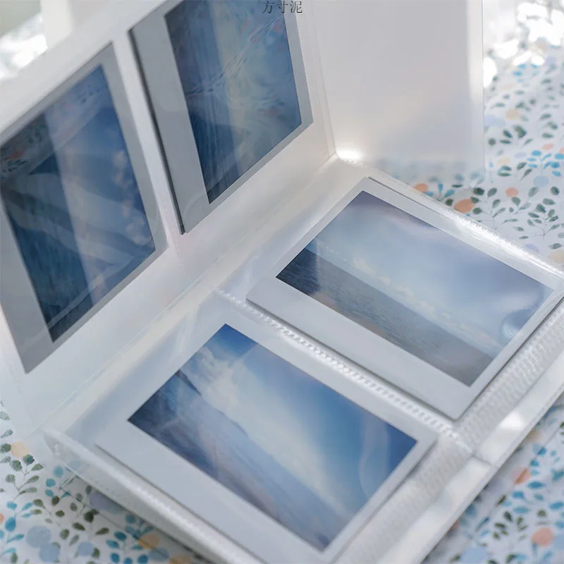 Transparen 80/160Pockets Photo Film Album Storage Book 5 Inch Instax Film Photos Album For Fujifilm Instax Wide 400 300 210 Film