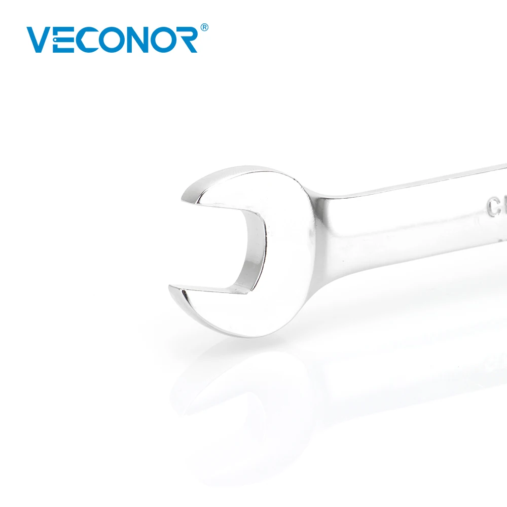 8mm Ratchet Wrench Spanner Fixed Head Mirror Polish 72T Ratcheting High Torque Multitool