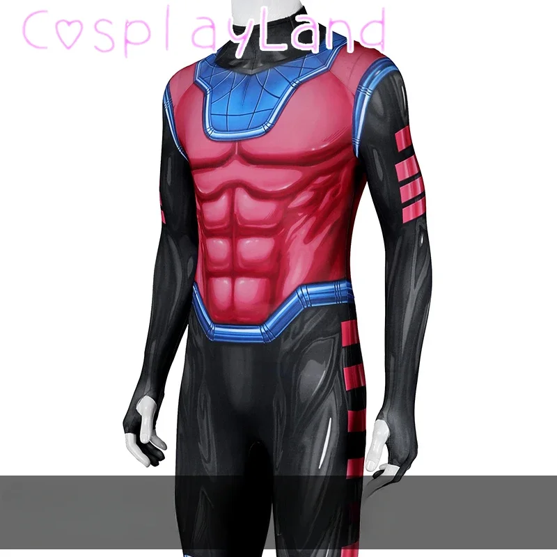 X Gambit Remy Cosplay Costume Man Battle Suit Leather Long Trench Jumpsuit Mask Set Superhero Halloween Carnival Outfits