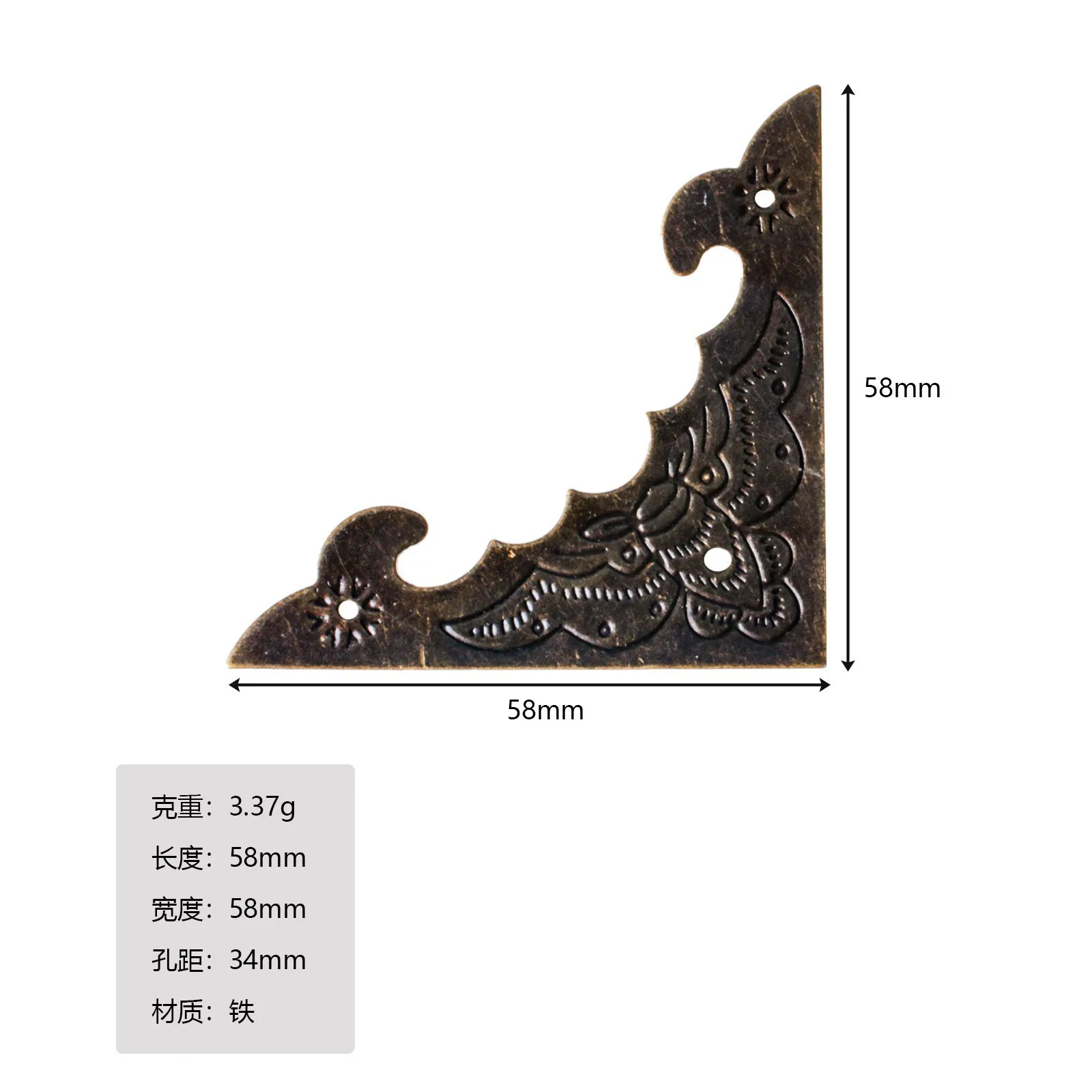 B-076 Large Packaging Box With Corner Protectors And Iron Sheet Wrapping For Bat Horns