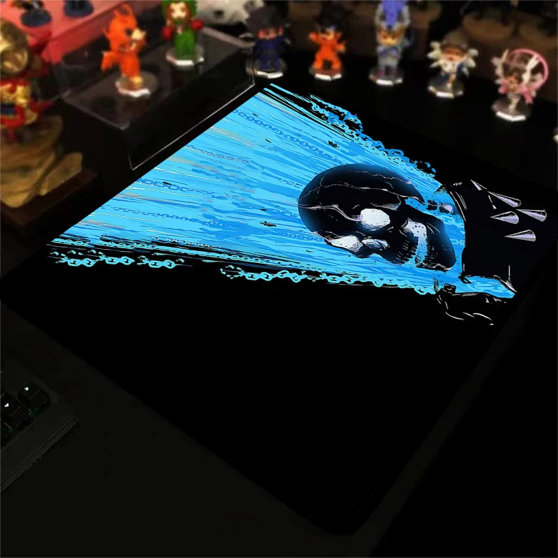 

E-Sports Gaming Mouse Pad Skull Premium Mousepad Gamer Balance Mouse Mat Professional Laptop Desk Mat Locking Edge Keyboard Pad