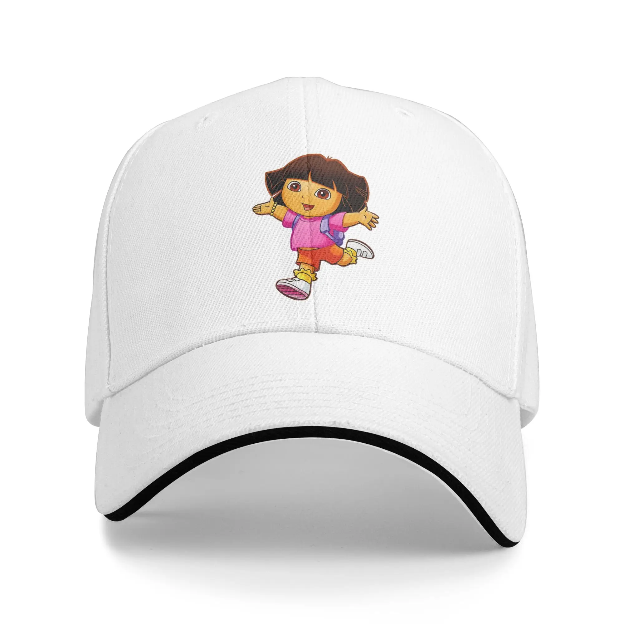 D-Doras The Explorers Casual Baseball Cap  Outdoor Gym Trucker Hat Summer Sun-Proof Men Women y2k Retro Baseball Caps