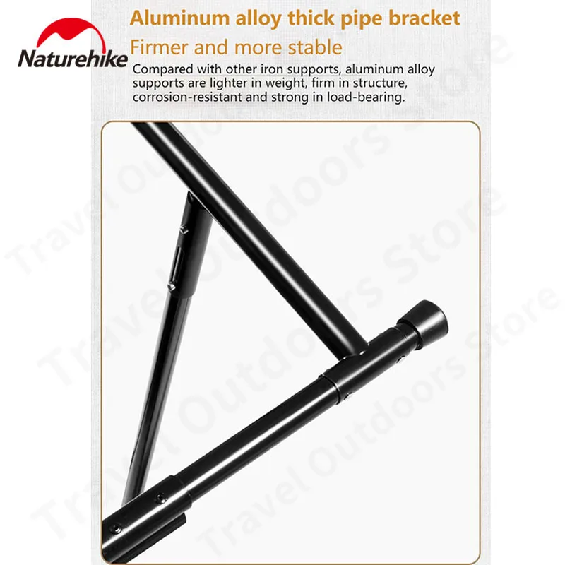 

Naturehike Outdoor Portable Camping Double Persons Chair Ultralight Glass Fiber Aluminum Alloy Bracket Removable Picnic Garden