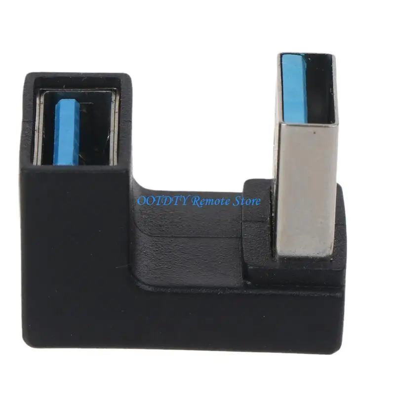 

180 Degree Up & Down Angled USB3.0 Male to Female Extension Adapter for Laptop PC USB Extension Converter