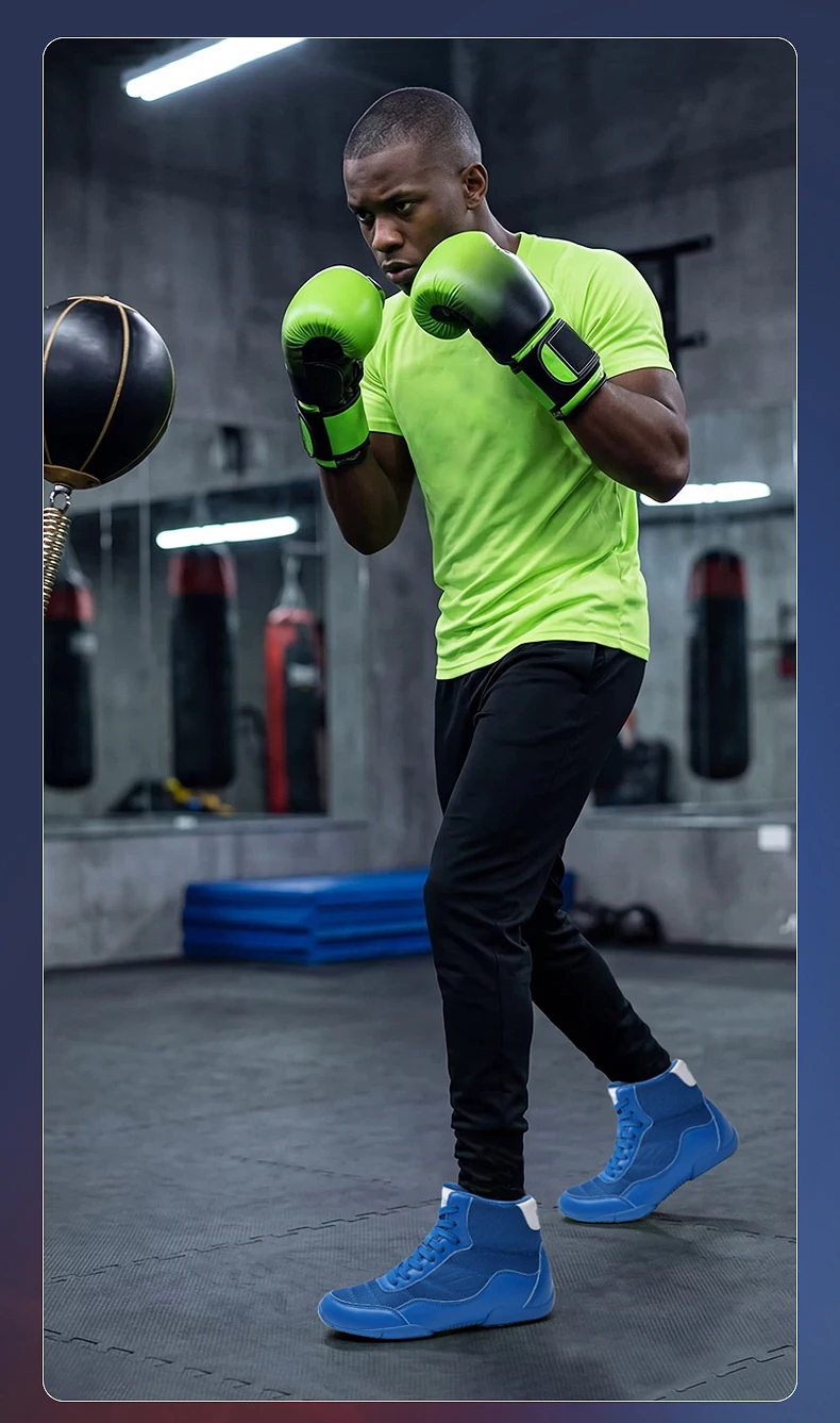 2026 Neue Trainings-Ringerschuhe für Männer und Frauen Fitness-Boxschuhe Atmungsaktive Mesh-Boxschuhe für Männer Hochwertige Ringerschuhe – Detail 2