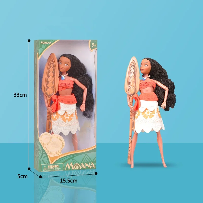 Set de Muñecos de la Película Disney Moana, Figura de Acción del Sem Dios Maui, Moana Waialiki y Heihei, Regalo de Navidad para Niños