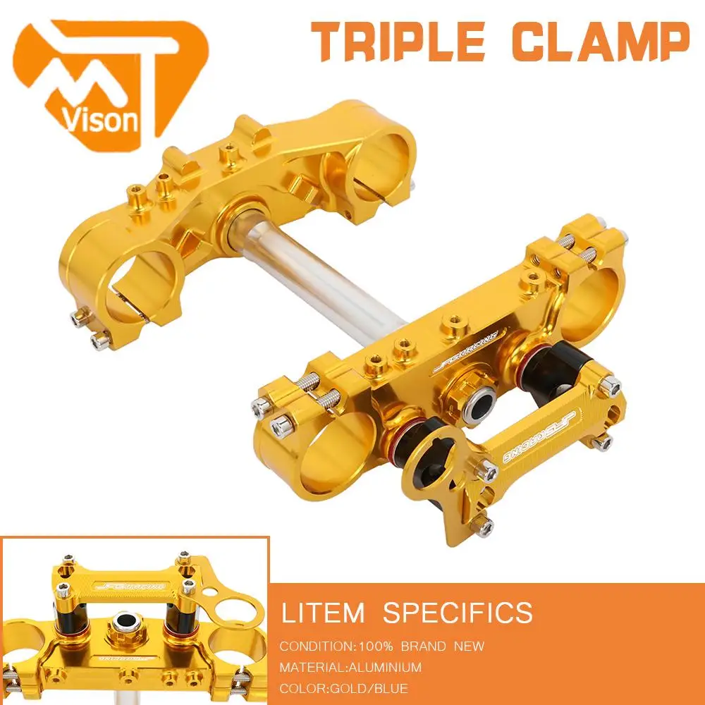 

CNC Upper Lower Triple Tree Clamps Steering Stem Handlebar Riser Mount Clamp For SUZUKI DRZ400S DRZ 400S 400 S 2000-2018 2019