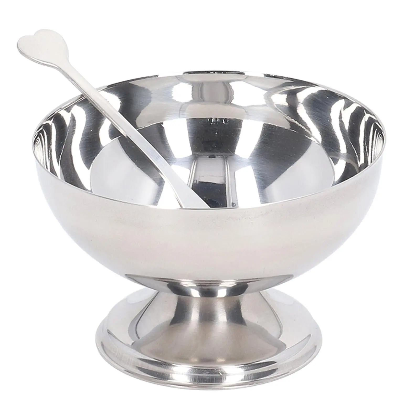 Elegant Stainless Steel Dessert Pudding Bowls - Scratch-Proof, Rust-Resistant Sundae Serving Cups for Restaurants