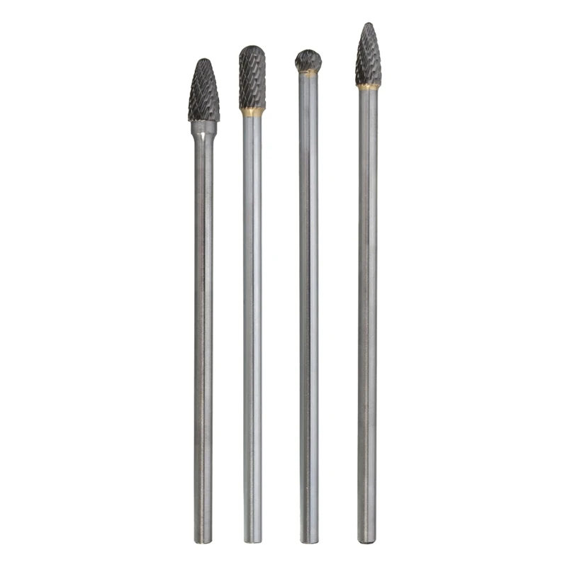 Juego fresas rotativas carburo tungsteno doble corte, rotativa compatible con herramientas rotativas, envío