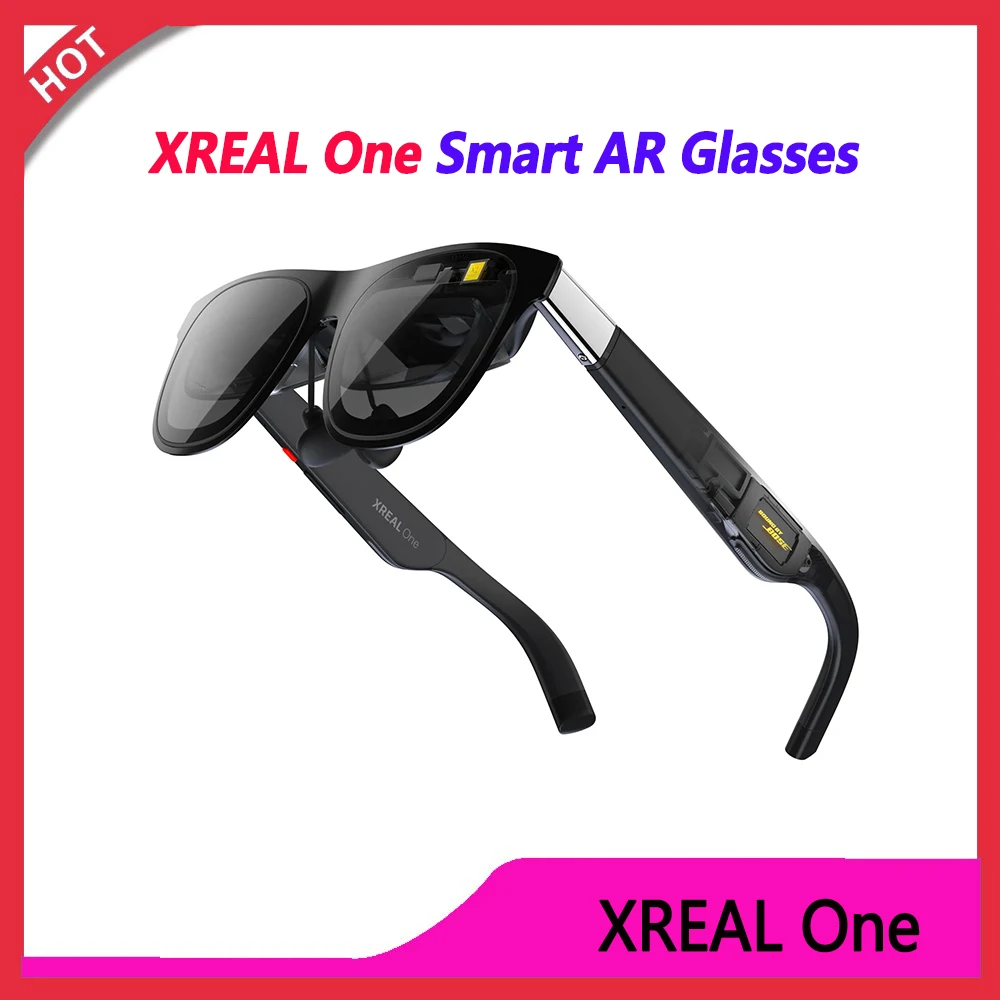 Xreal One AR Smart Glasses 3840X1080 Native 3DoF X1 Chip 50° FOV Ultra Large Viewing Angle Non Translation Glasses