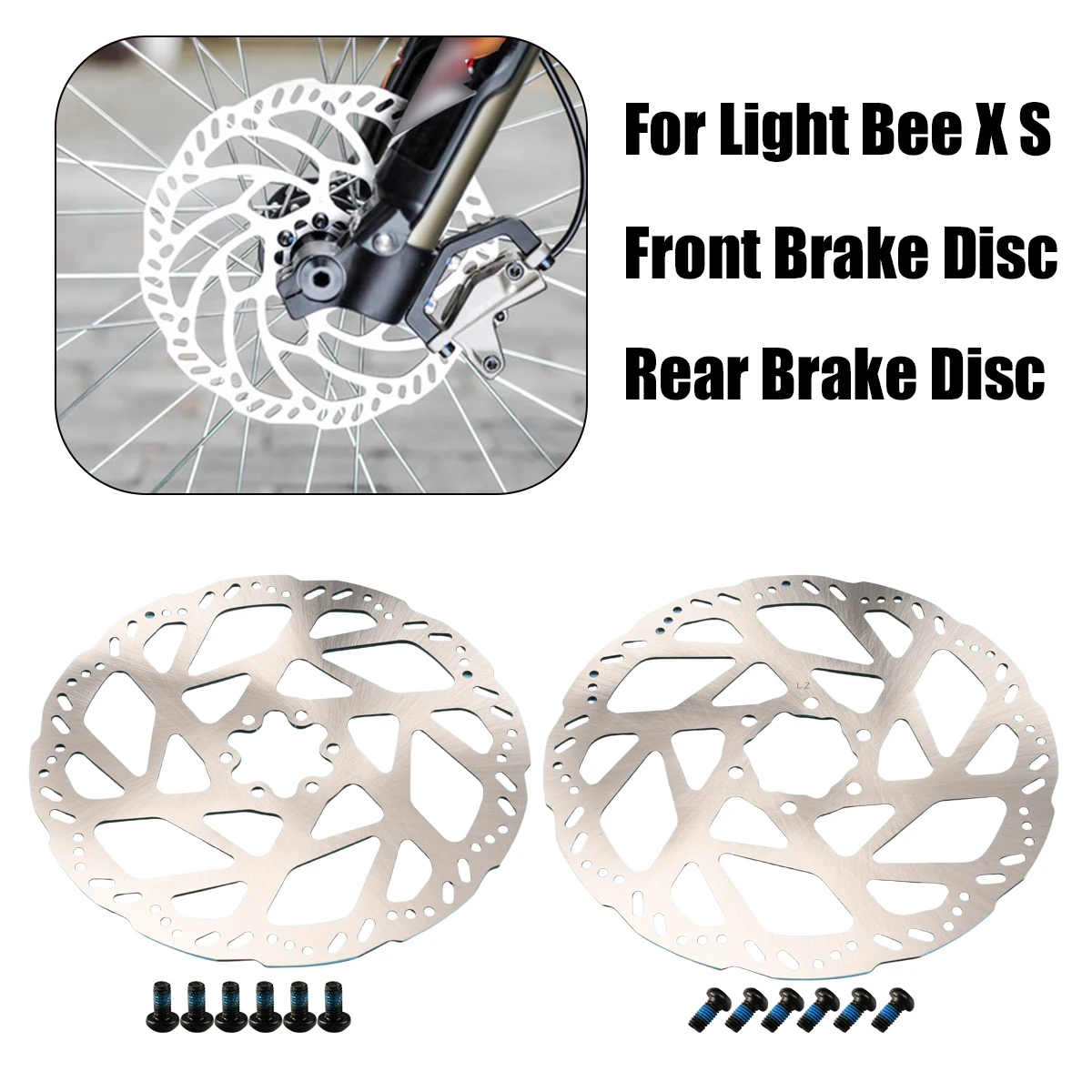 

Electric Off-Road Motorcycle For Sur-Ron Sur ron Light Bee X S Original Version Front Rear Brake Discs Steel Brake Discs Parts