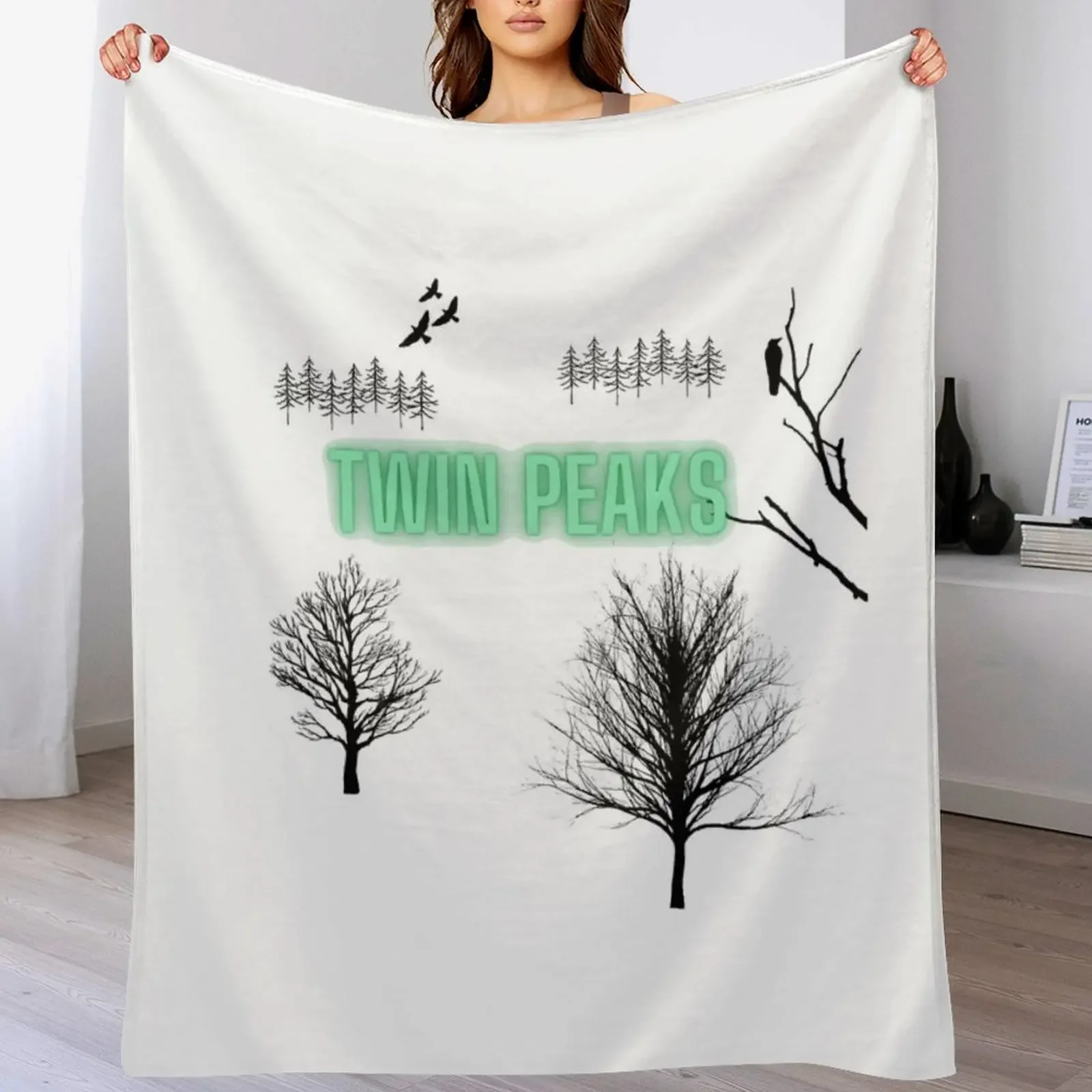

twin peaks Throw Blanket Retros Bed linens Luxury Brand Polar Blankets