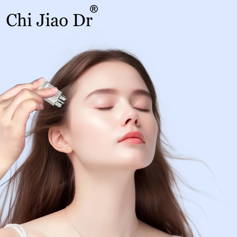 

ChiJiaoDr Медицинский аппликатор для кожи головы DiDi Лосьон для нанесения лекарств Роликовый массаж головы Устройство для доставки волос Жидкая направляющая расческа