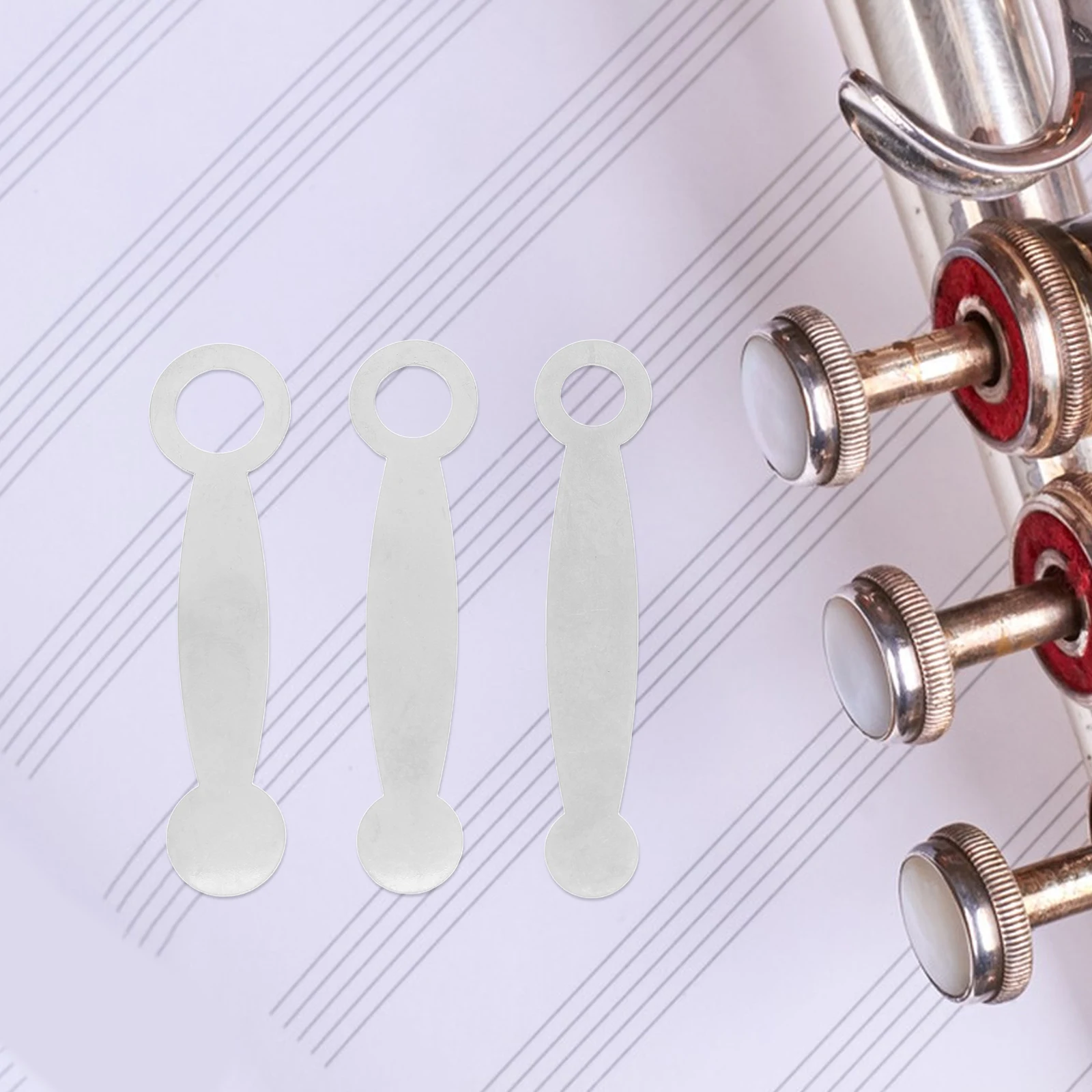 

Flute Pressing Tool Clarinet Repair Parts Musical Instrument Silver Metal Maintenance Tools
