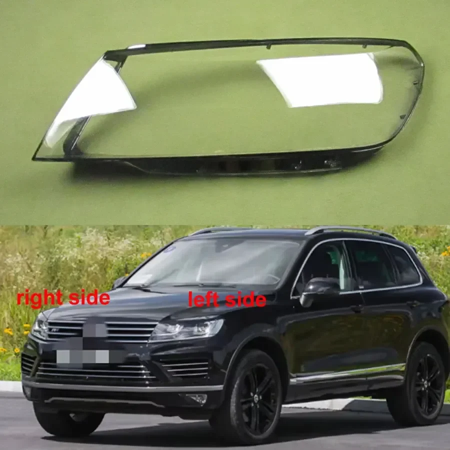 

For Volkswagen VW Touareg 2016 2017 2018 Car Accessories Headlight Shell Transparent Lampshade Headlamp Lamp Cover Spray Paint