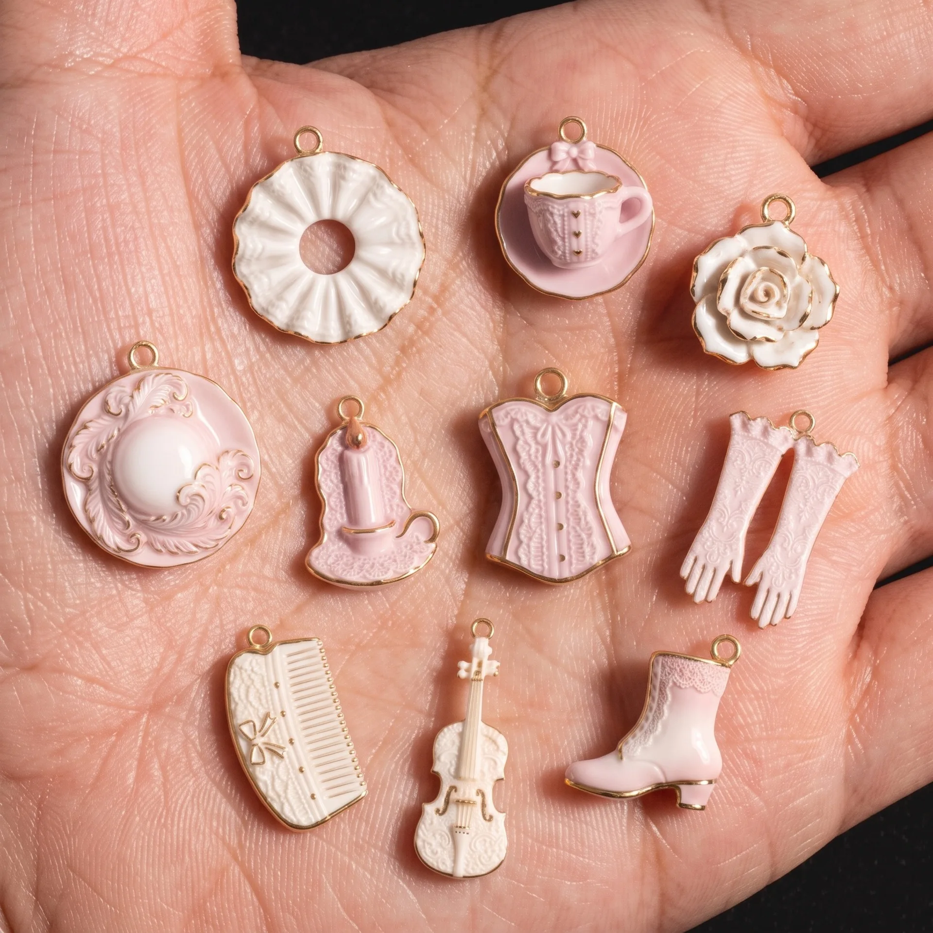New Victoria Girl Pink Series  - đánh giá và giá Jewelry Making Victoria