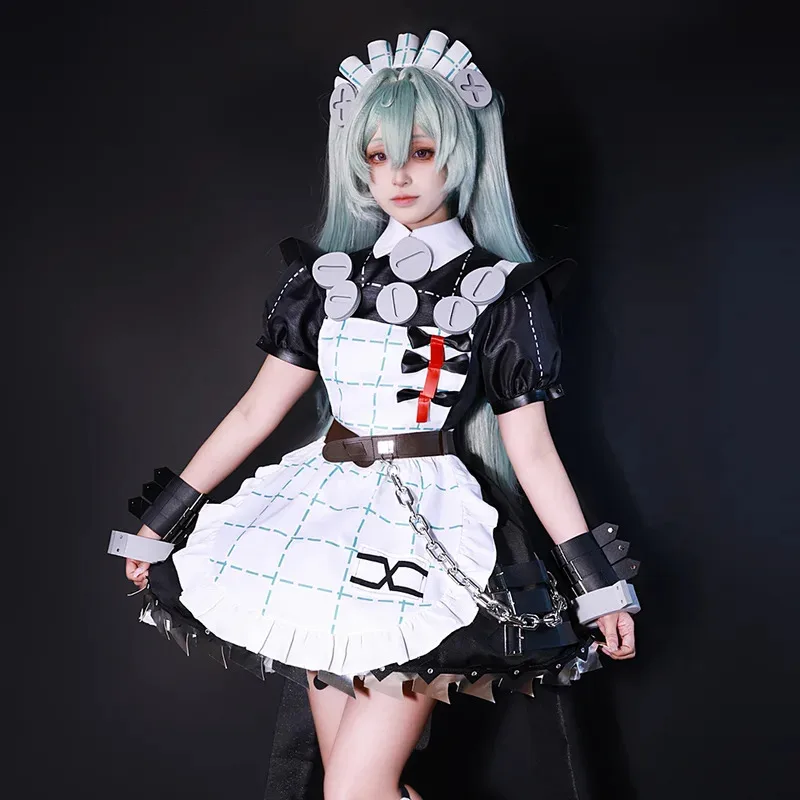 2025 Zenless منطقة صفر كورين ويكس تأثيري حلي موحدة شعر مستعار أنيمي هالوين ملابس تنكرية للحفلات لعبة النساء ZZZ