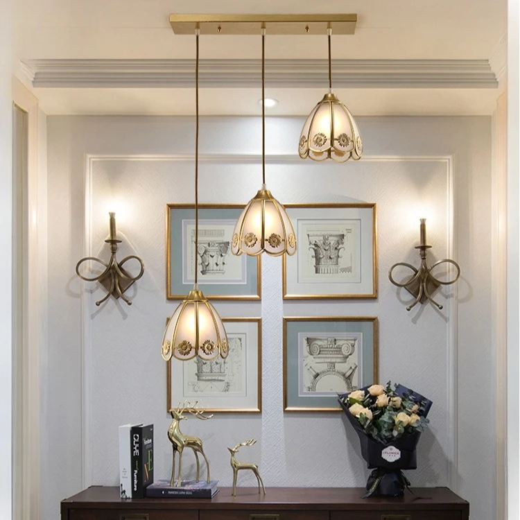 Nordic Modern Minimalist Glass Ceiling Light LED Dinning Room Lamp Corridor Lustre Creative Living Room Lighting E27 Home Decor