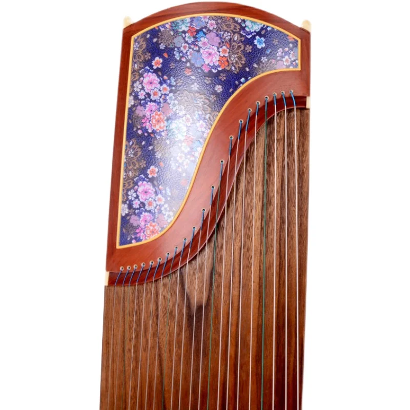 African Sandalwood Guzheng 21 Strings 163cm Cherry Blossoms