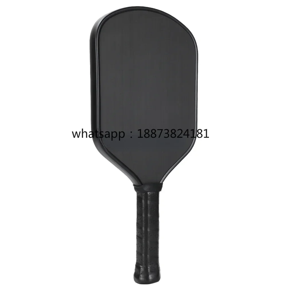 Hybrid Shape 16.3 x 7.7 16mm 14mm T700 Raw Carbon Fiber Flash Unibody Thermoformed Pickleball Paddle With Elongated Handle fa