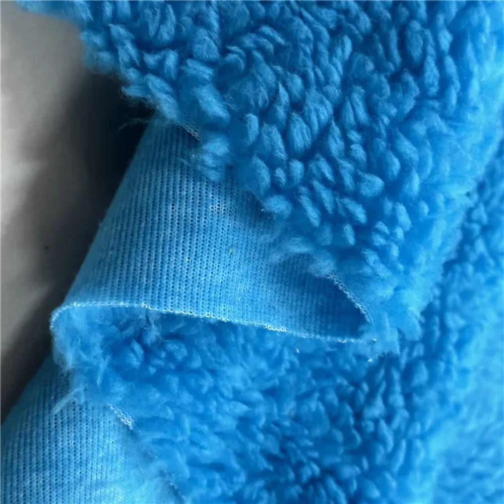 

Lamb Imitation Wool Fabric Fluffy Thickened Autumn Winter Coat Vest Fabrics for Diy Sewing Clothing Cloth By The Meter