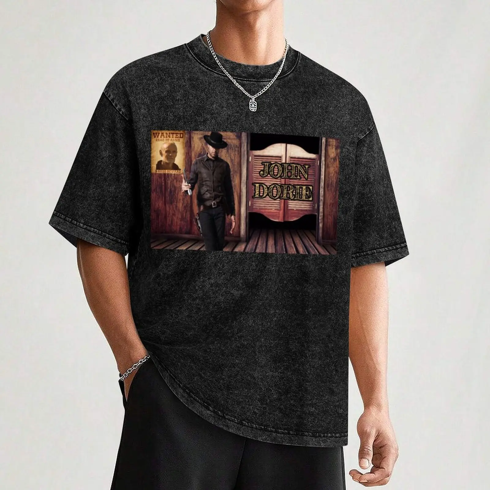 FTWD- John Dorie T-Shirt All Weather Casual Short Sleeve