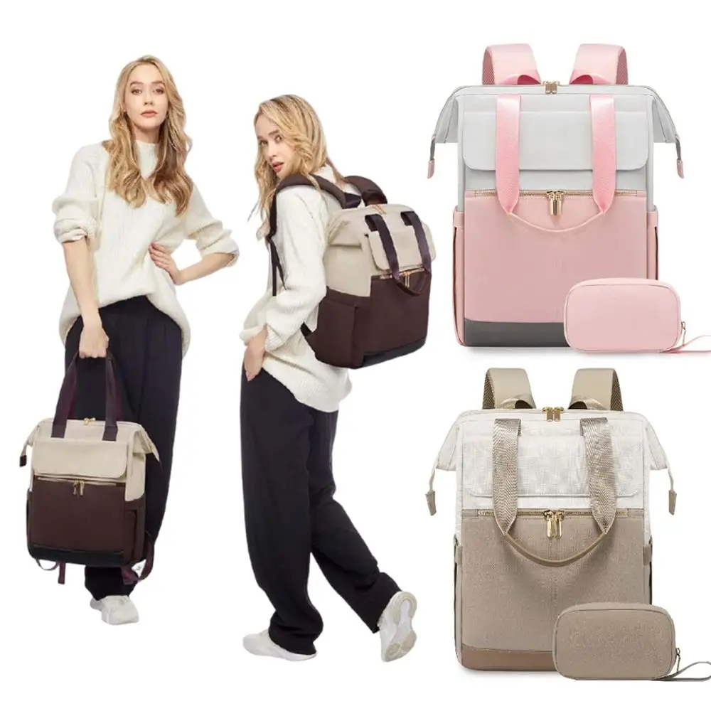 Large Capacity Travel Laptop Backpack Multifunctional Multi Pocket Mommy Shoulder Bag Wear-resistant Portable
