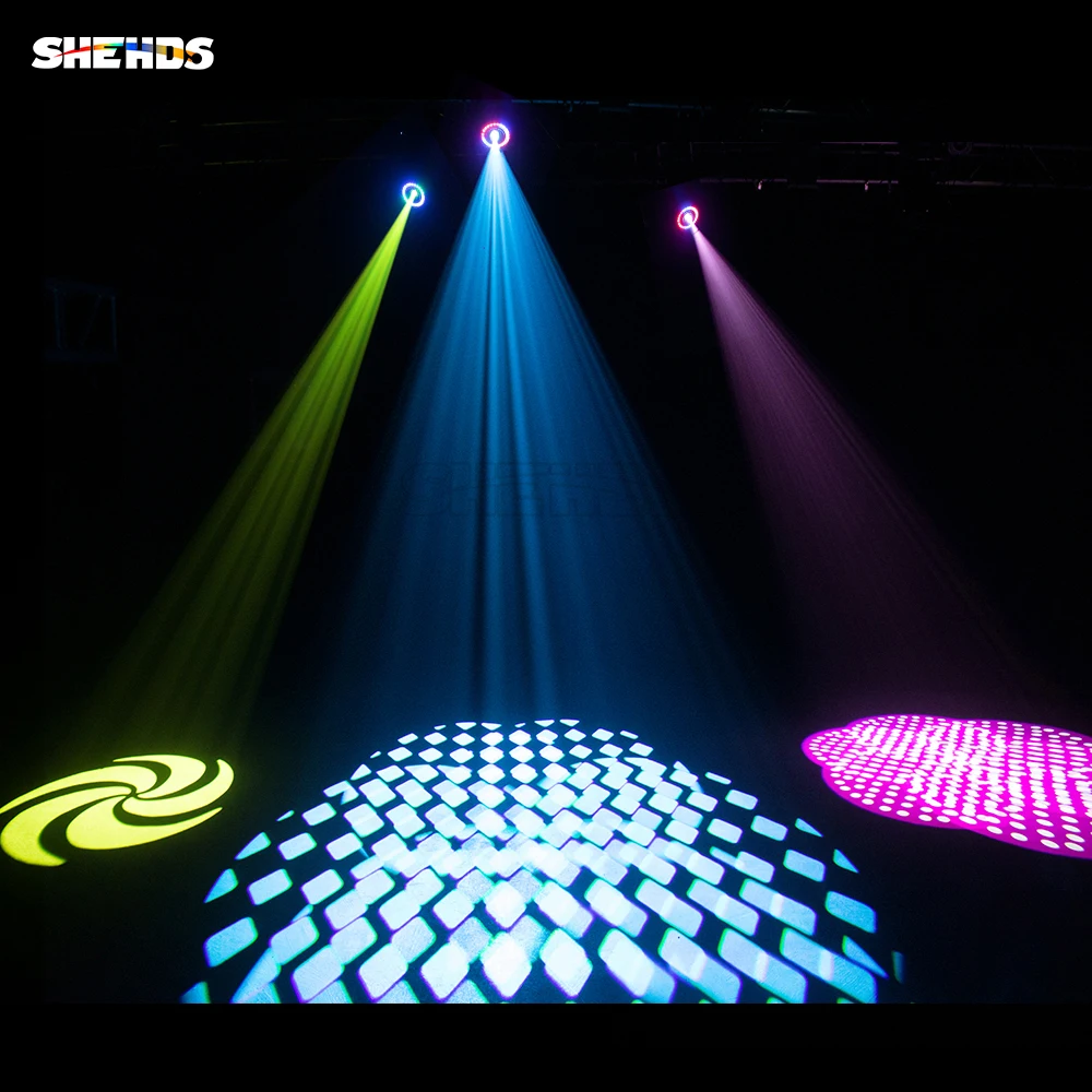 Imagem -06 - Shehds-led Spot Moving Head Light Feixe com Círculo Prisma Padrão Estático e Dinâmico para Discotecas dj Bar Boate Pcs 100w