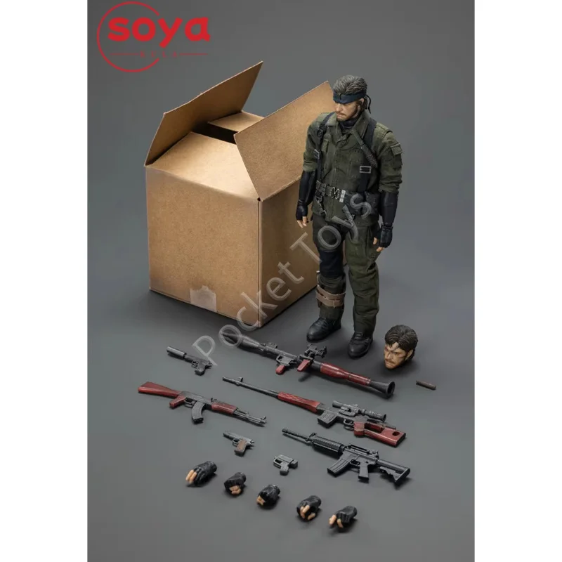 【Envío en 24 Horas】Kraken Studio Metal Gear Solid 3 Series「Viper Agent」Big Boss/Naked Snake Figuras de Acción 1/12 Colección de Juguetes