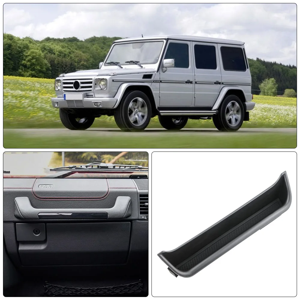 Caixa de armazenamento para passageiro, organizador de copiloto para mercedes benz classe g w463 2004-2018, acessórios para carro