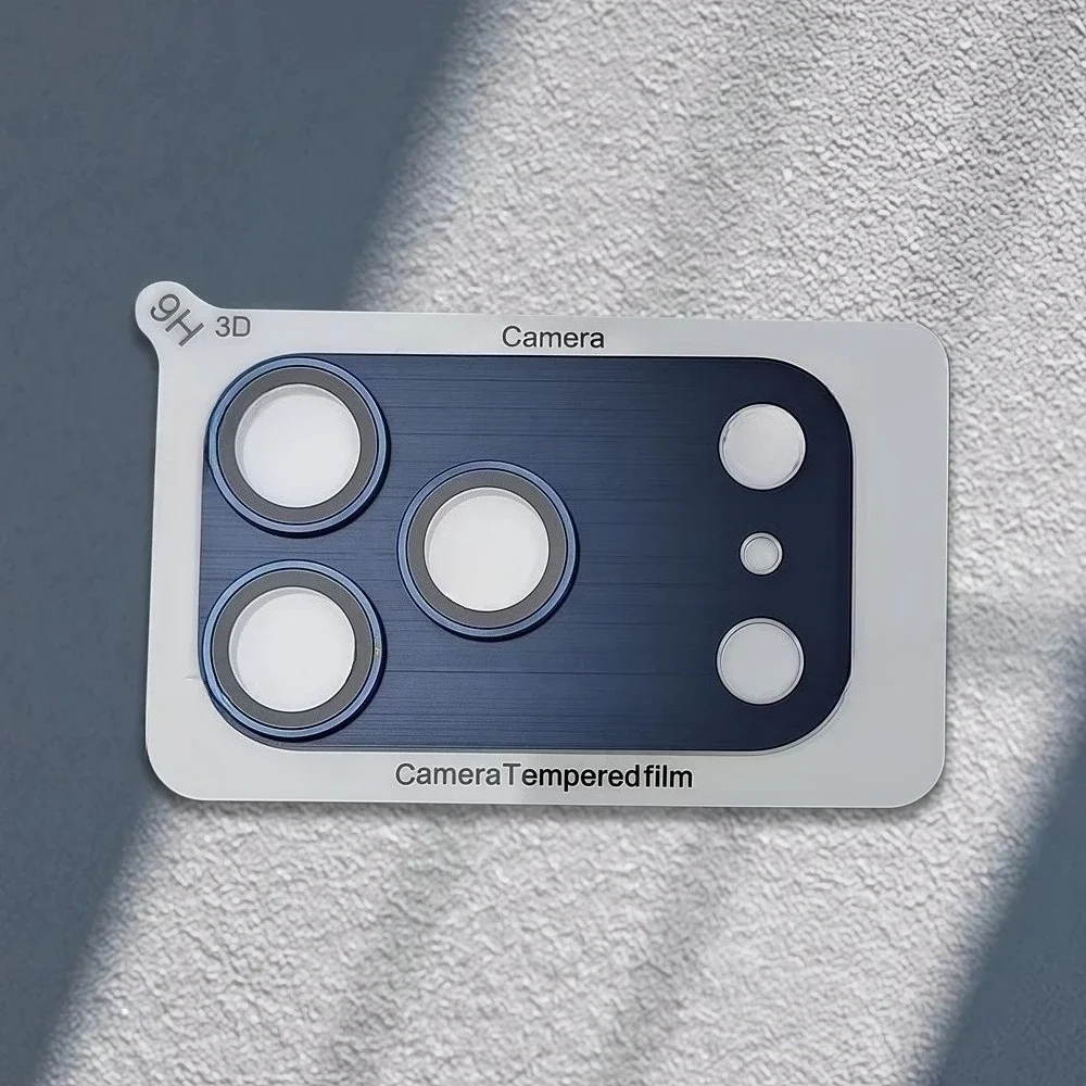 آيفون 17 برو ماكس 17 برو أبل اللون الأصلي الكاميرا الخلفية سبيكة عدسة حلقة غطاء عدسة فيلم غطاء كامل حامي الكاميرا المعدنية