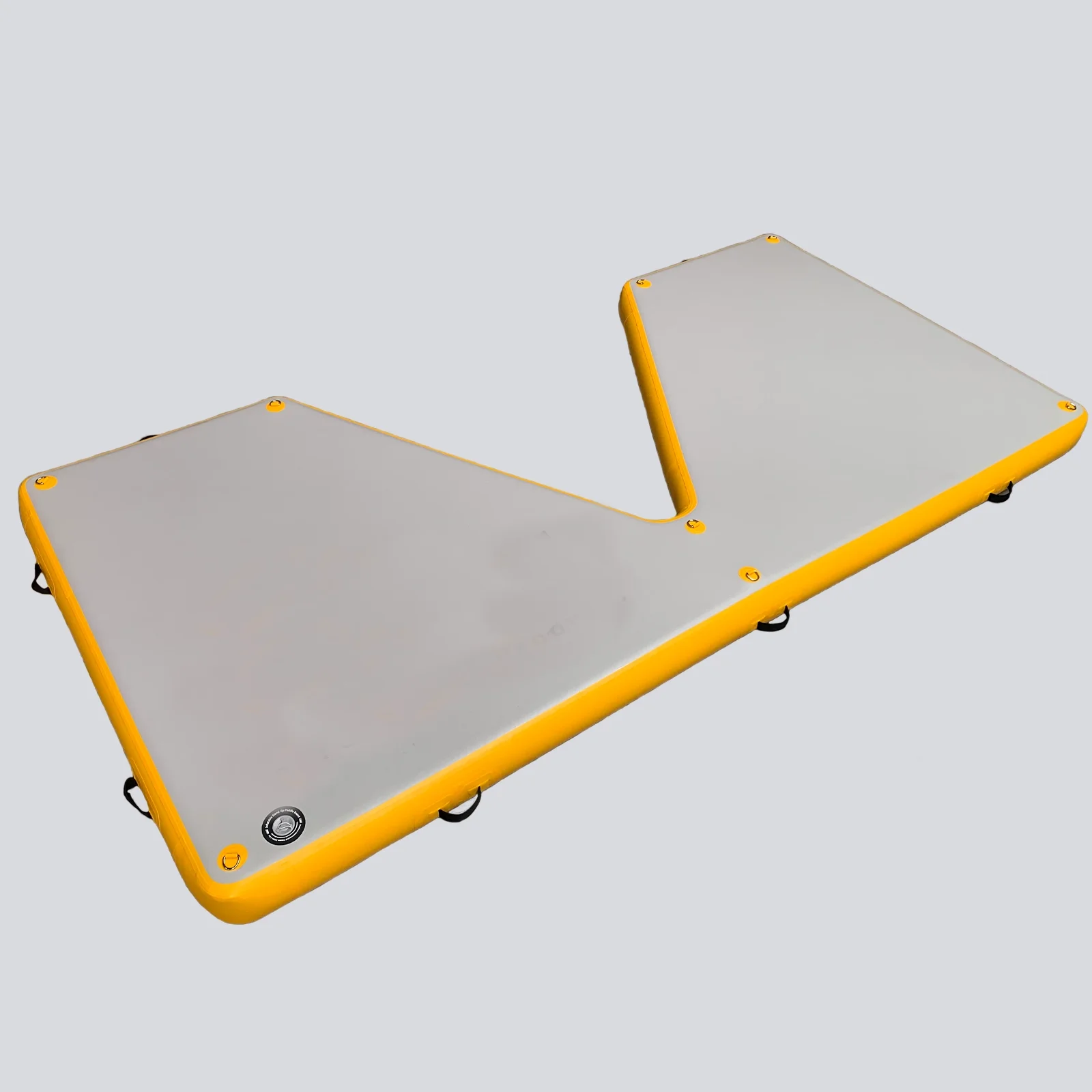 Yellow Sea Jet Ski Floating Docks Inflatable Water Dock and Rafting Platform Green Air-Activated Water Amusement Facility