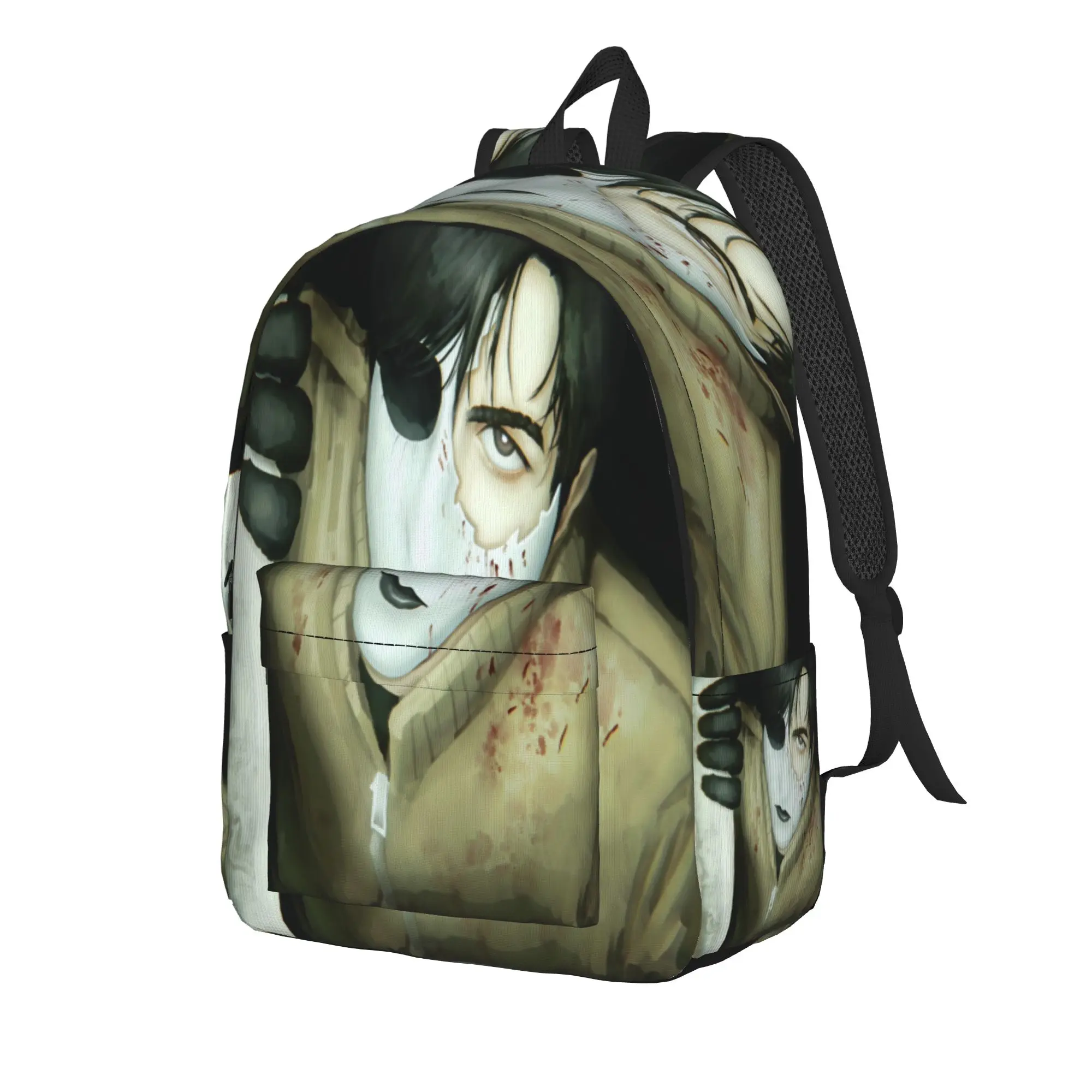 Marble Hornets MH Masky Backpack  Camping Backpacks Women Men Cute School Bags Custom Large Rucksack